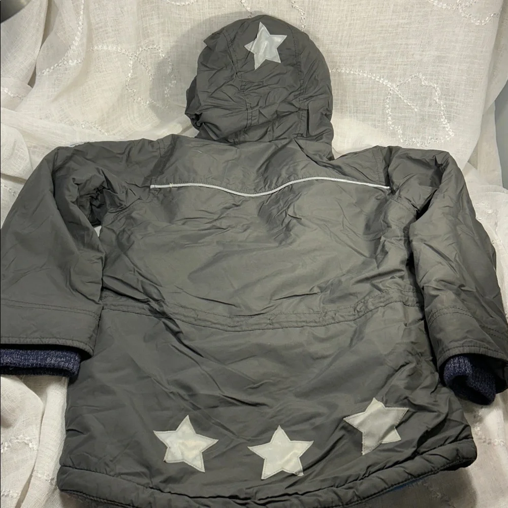 Mini Boden hooded winter jacket K00062 size 6-7y